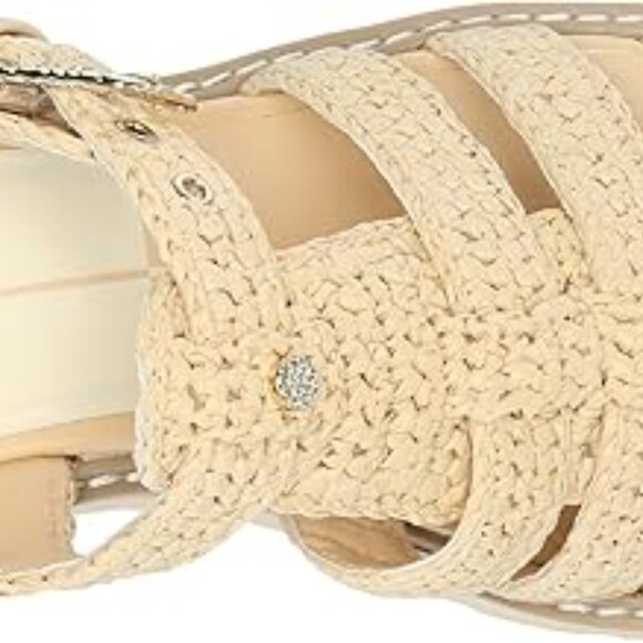 Women's Dolce Vita Lasly Raffia Fisherman Platform Sandals - Picture 4 of 6